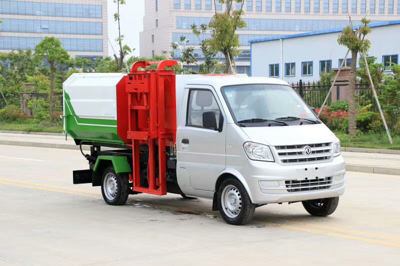 东风小康3方挂桶式垃圾车（蓝牌 汽油）