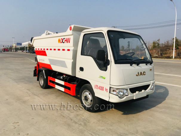 江淮3方后挂桶压缩垃圾车（蓝牌 柴油）